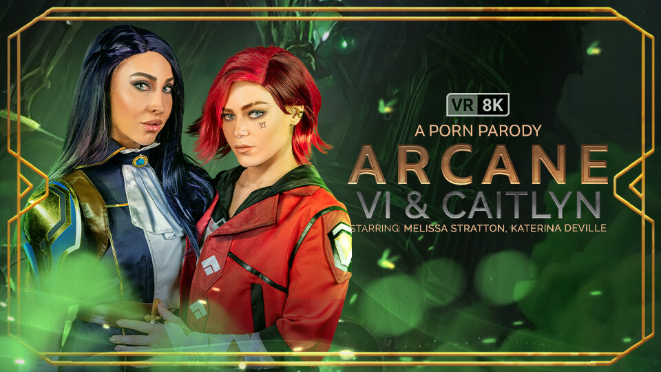 Arcane: Vi & Caitlyn (A Porn Parody) - Katerina Deville & Melissa Stratton