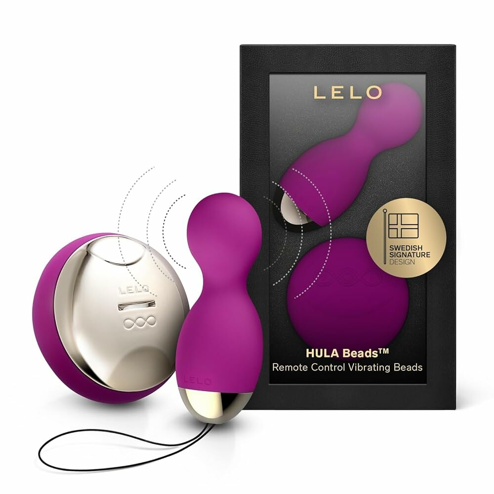 Amazon.com: LELO Hula Beads, Twisting, Turning and Vibrating Pleasure Beads (Kegel Balls for Women) Vibrator Egg Ben Wa Balls Bullet Vibration Egg Wireless Remote Control Vibrator, Deep Rose : Health & Household