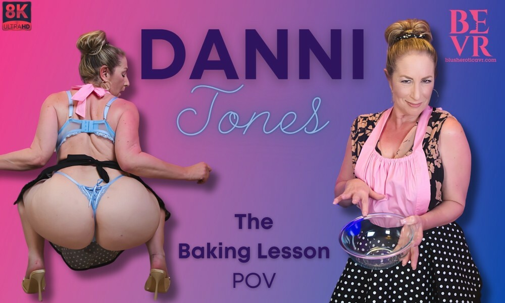 Danni Jones in Erotic Baking Lesson Tease