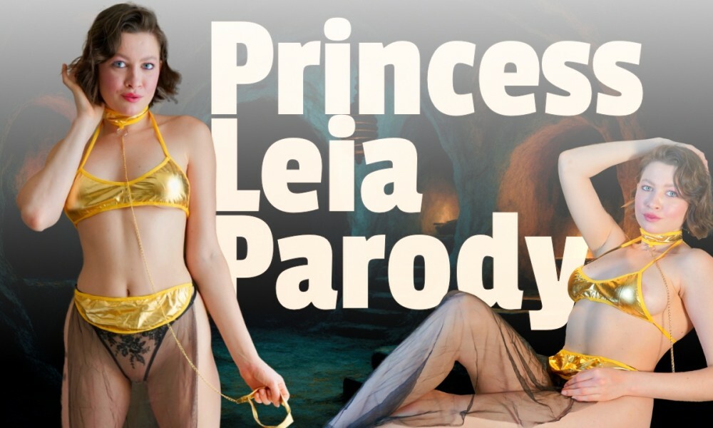 Star Wars Princess Leia Parody Cosplay Lucy Wilde