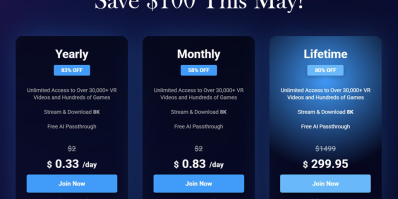 VRPorn.com Launches Limited - Time Lifetime Membership Discount – Save $100 This May! vr porn