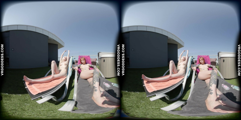 Oiled Up Hot Models Lily Angelic And Cheri Outdoors Under The Hot Summer Sun - Image 1