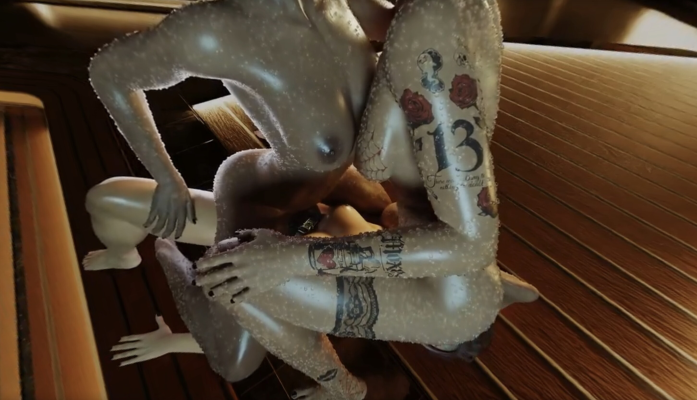 Cyberpunk2077 Judy Alvarez Panam Palmer V Threesome Dildo Lesbian Kiss (A XXX Parody) - Image 2