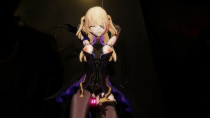 Fischl Chained Pleasure: Genshin Impact XXX Parody - Image 1