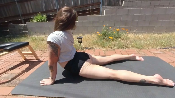 Outdoor Yoga Striptease - Image 1